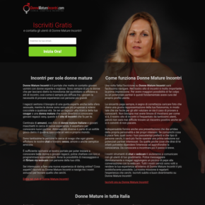 donnematureincontri com